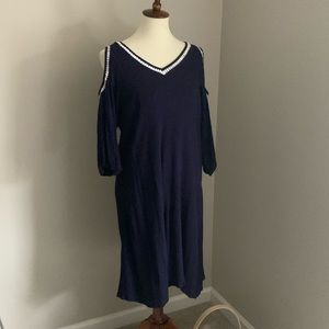 Classic Navy and white summer dress